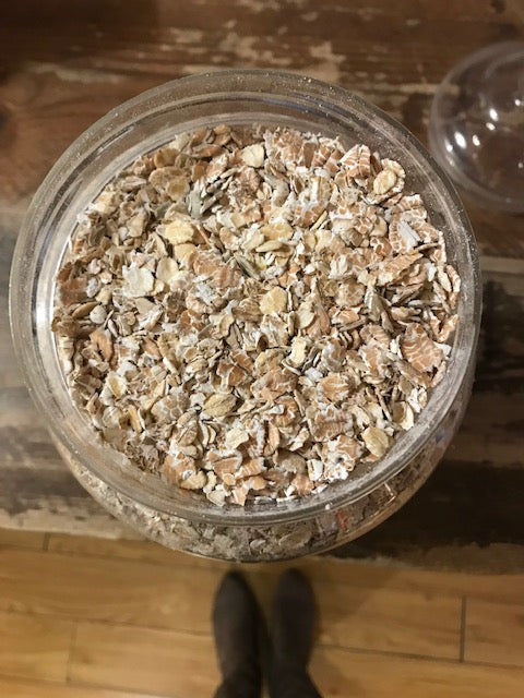 Muesli Base (Non Organic) Contains Gluten.