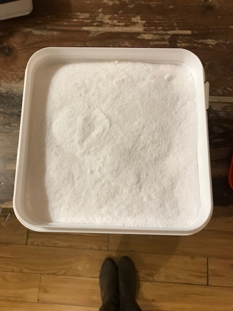 Organic Approved Fine Atlantic Sea Salt.